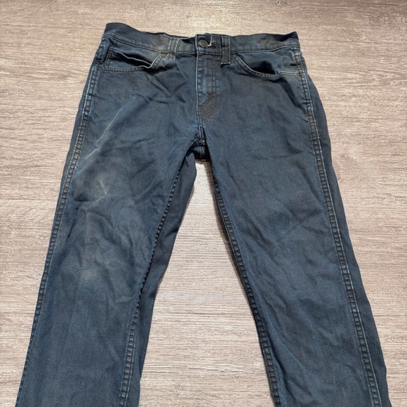 Levis 511 Jeans Mens 31x32 Denim Blue Dark Western Rodeo Denim Actual 31x28 - Picture 2 of 12
